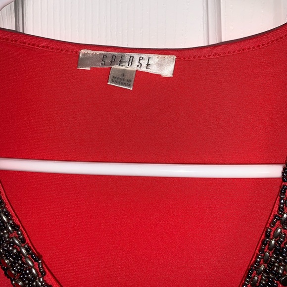 Fire Red Dress - Picture 3 of 6